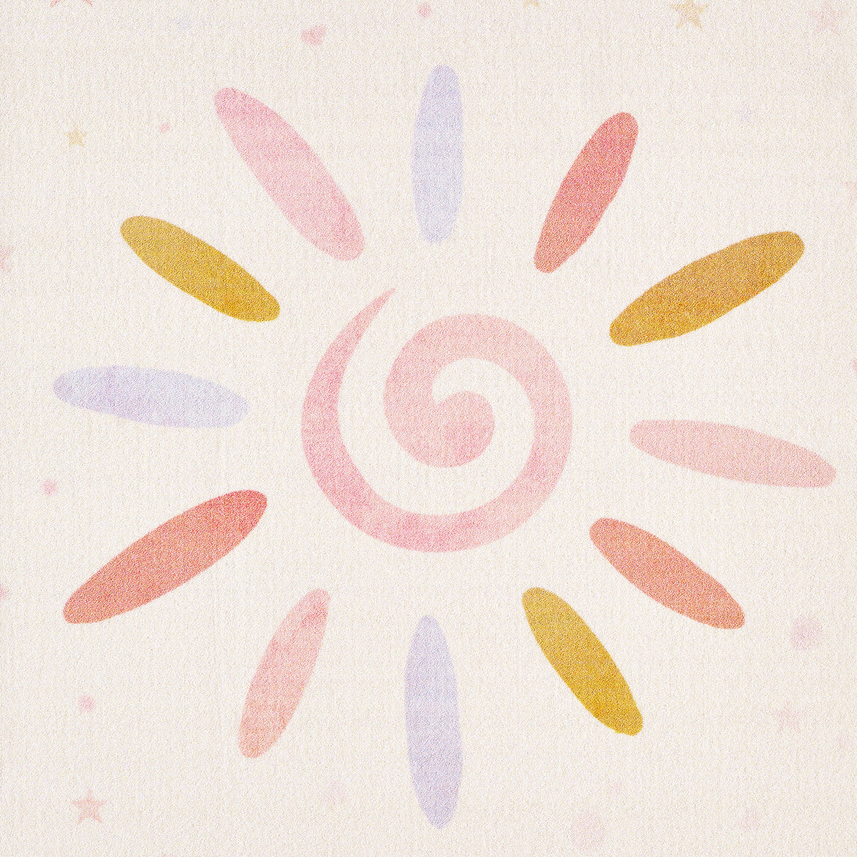 Diva 2021 Creme – Kinder Teppich – Rutschfester Kinderteppich mit weicher Oberfläche