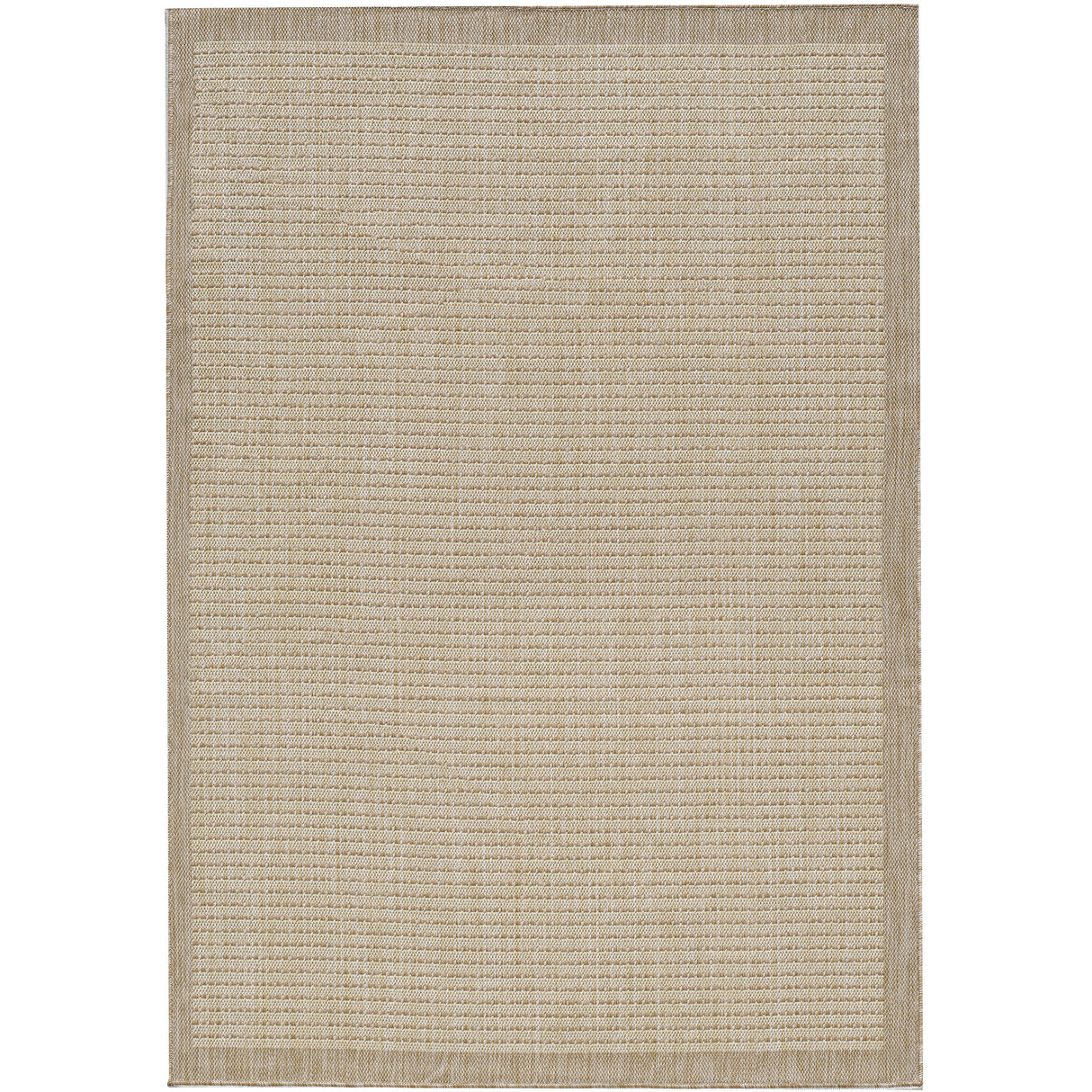 Terra 1410 Beige – Wetterfester Teppich für Innen- & Außenbereiche