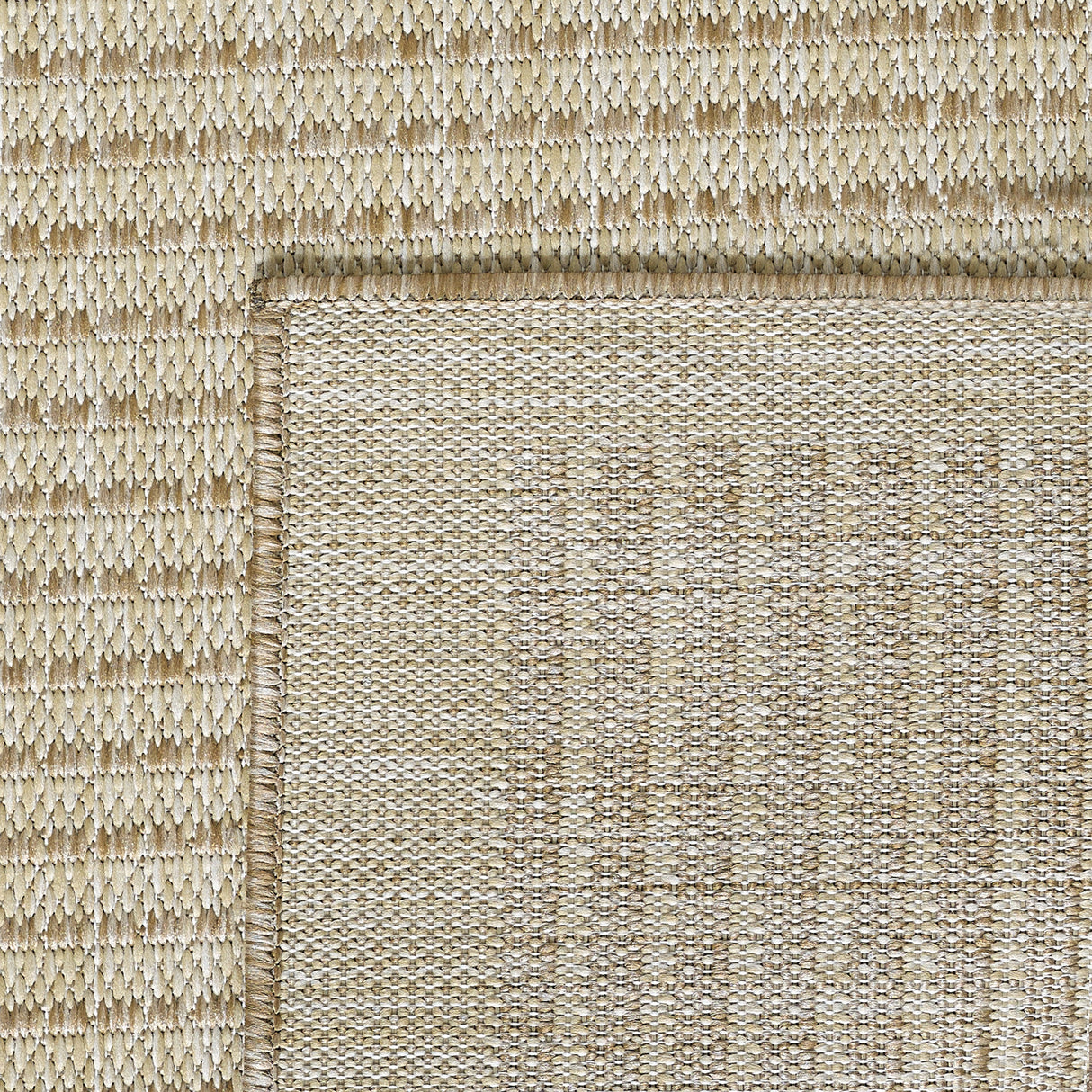Terra 1410 Beige – Wetterfester Teppich für Innen- & Außenbereiche