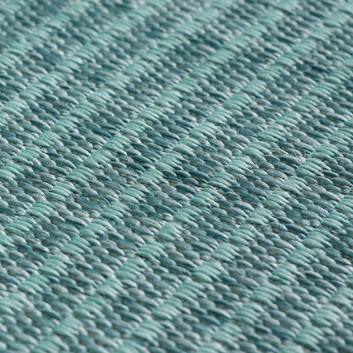 Terra 1410 Blau – Wetterfester Teppich für Innen- & Außenbereiche