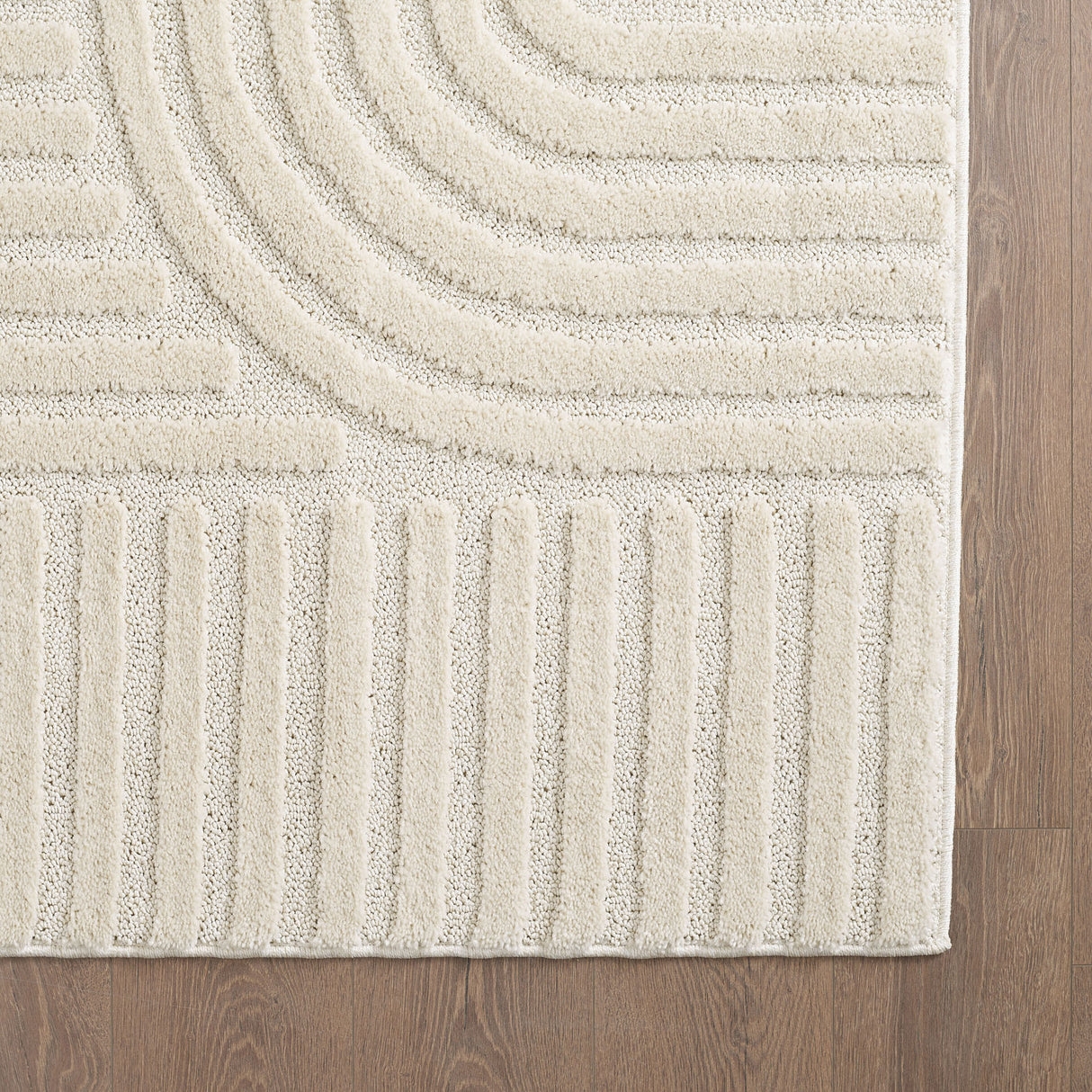 Pera 1121 Creme – Eleganter Uni Teppich mit ruhiger Ausstrahlung