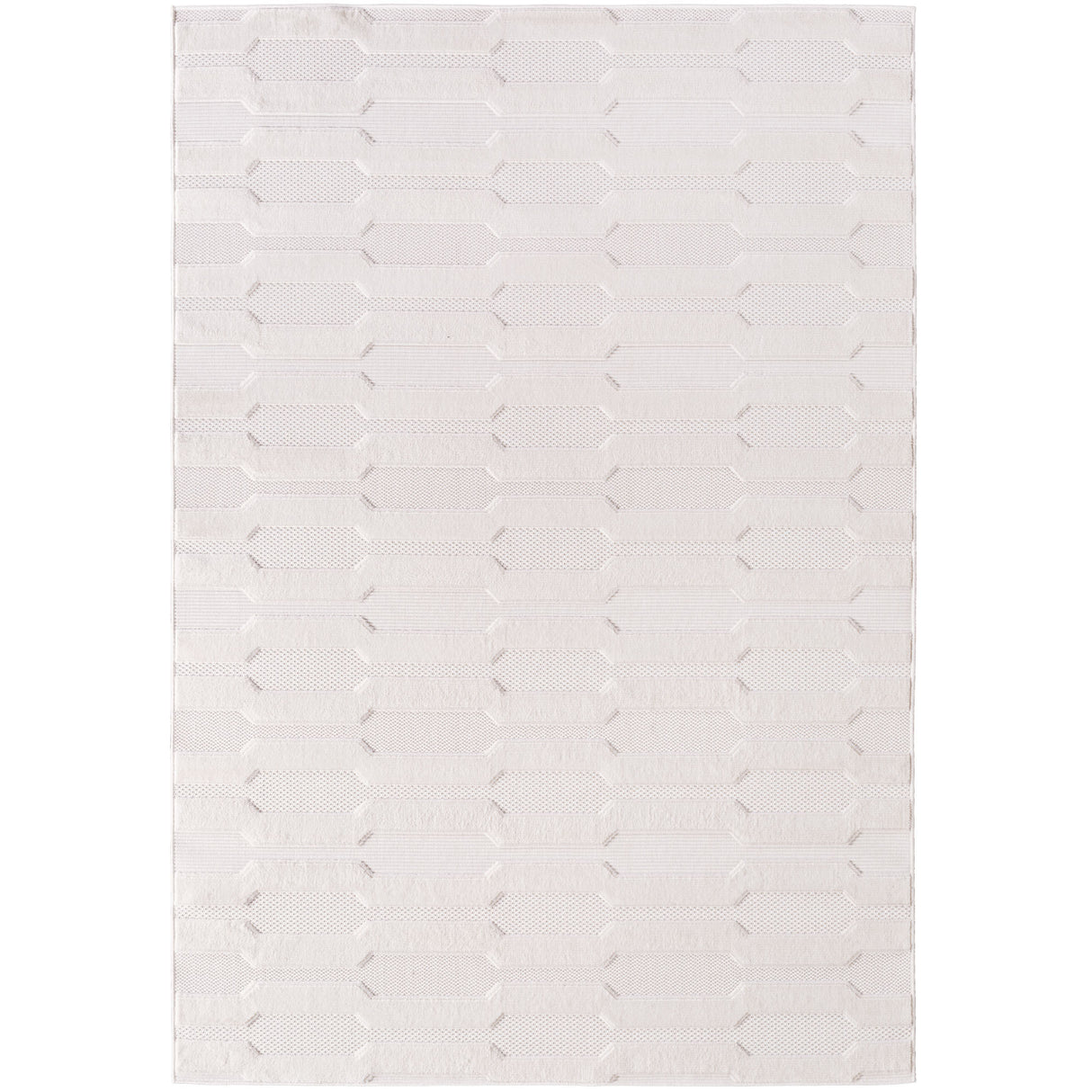 Belle 1654 Creme – 3D Effekt Teppich mit moderner Struktur