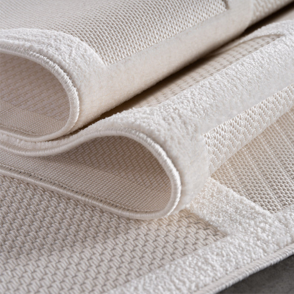 Belle 1657 Creme – 3D Effekt Teppich mit moderner Struktur