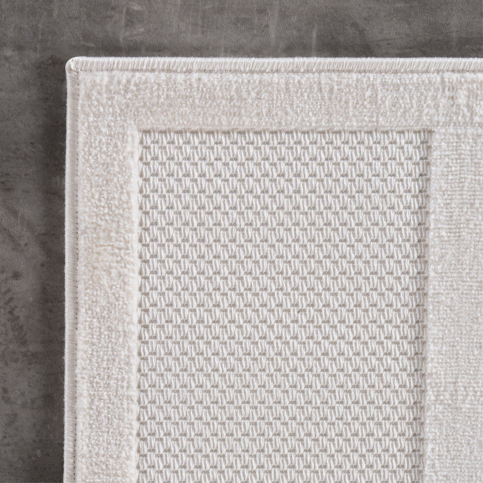 Belle 1657 Creme – 3D Effekt Teppich mit moderner Struktur