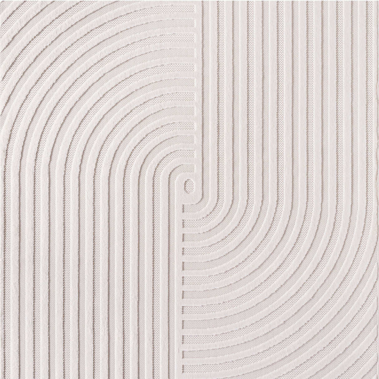 Belle 1658 Creme – 3D Effekt Teppich mit moderner Struktur