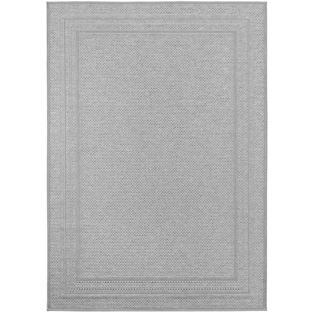 Arsen 1304 Grau – Wetterfester Teppich für Innen- & Außenbereiche