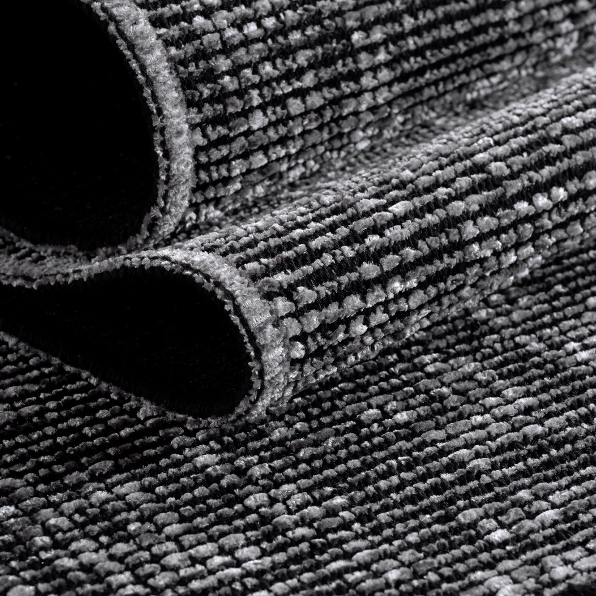 Zeno 1900 Grau – Moderner Uni Teppich mit zeitlosem Design