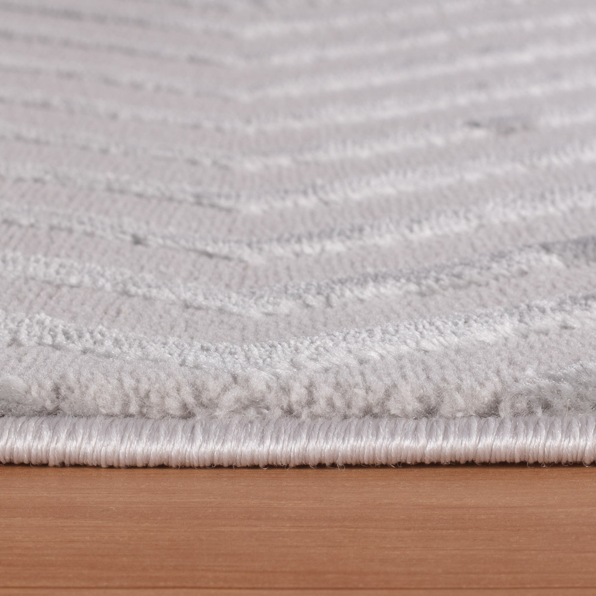 Bellino 1115 Silber – 3D Effekt Teppich mit moderner Struktur