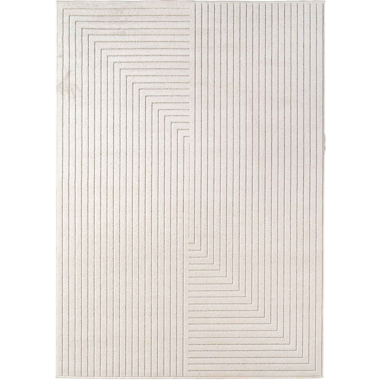 Melodie 1202 Creme – 3D Effekt Teppich mit moderner Struktur