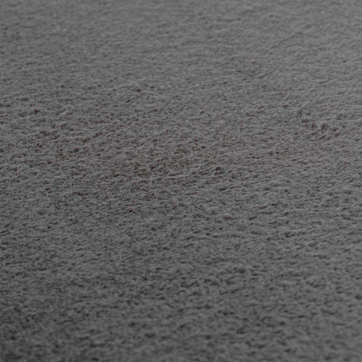 Nora 1400 Grau – Moderner Uni Teppich mit rutschfester Filz-Rückseite