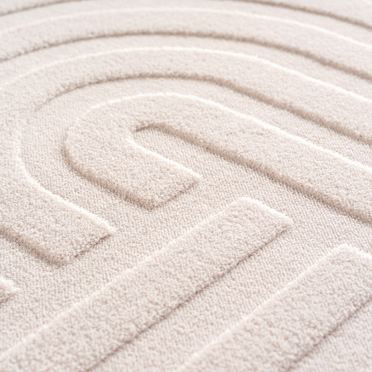 Benzano 1611 Creme – Moderner Uni Teppich mit zeitlosem Design