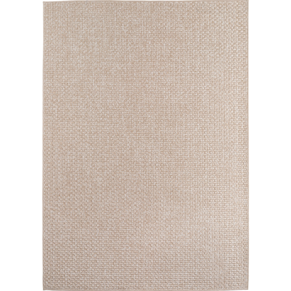 Ritim 1901 Beige – Wetterfester Indoor- & Outdoor-Teppich mit robuster Struktur