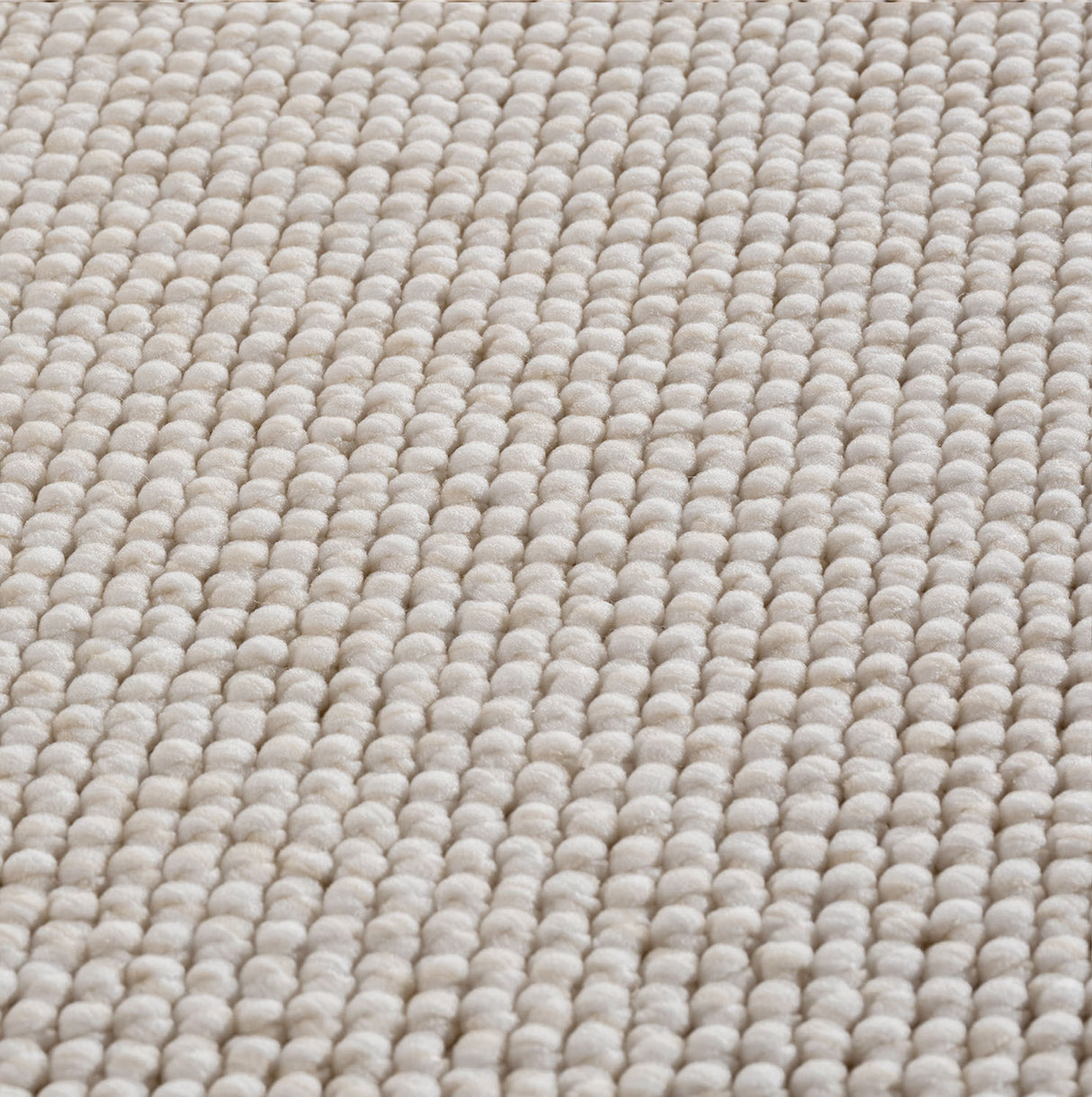 Mimoza 2200 Creme – Moderner Uni Teppich mit zeitlosem Design
