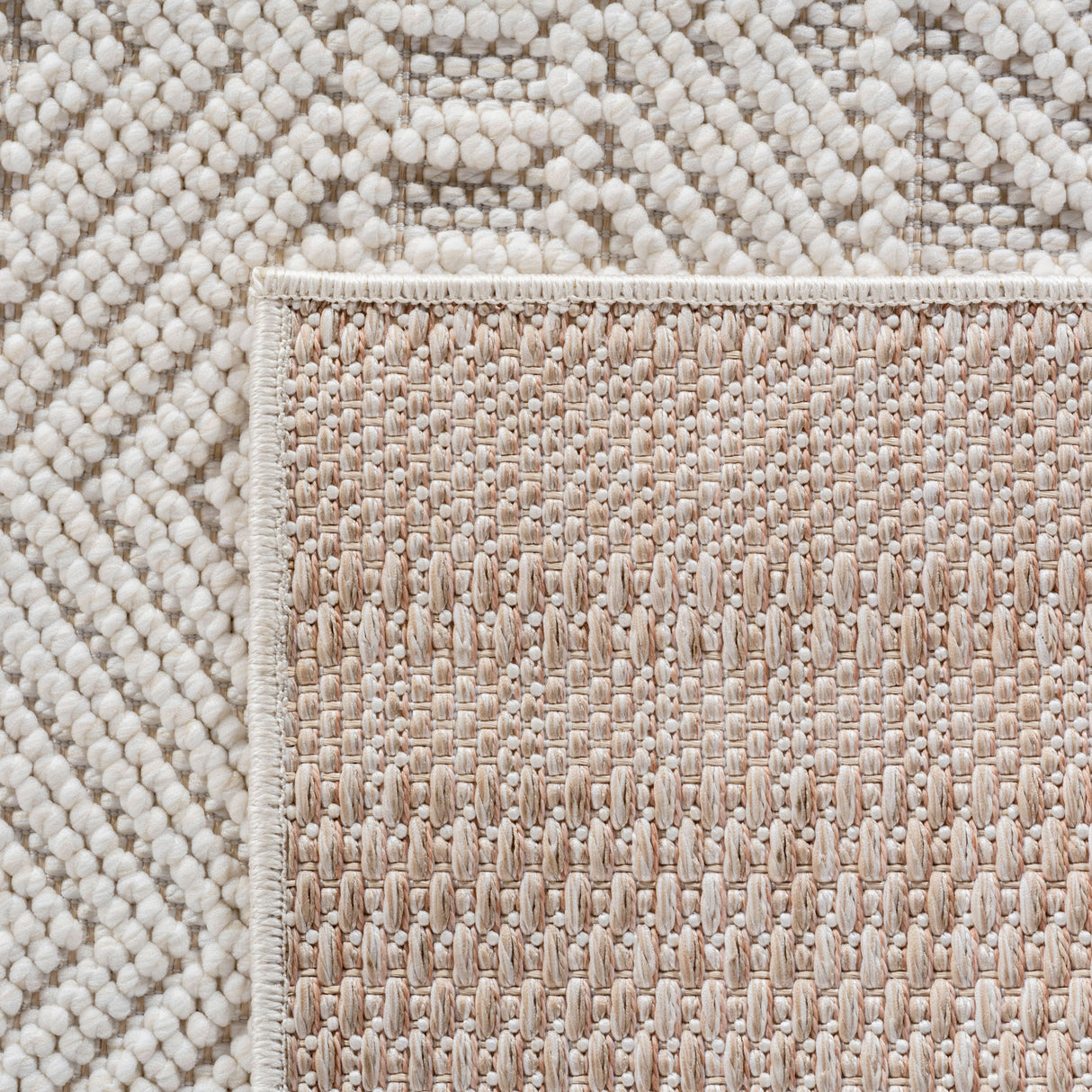 Mimoza 2202 Creme – Moderner Uni Teppich mit zeitlosem Design