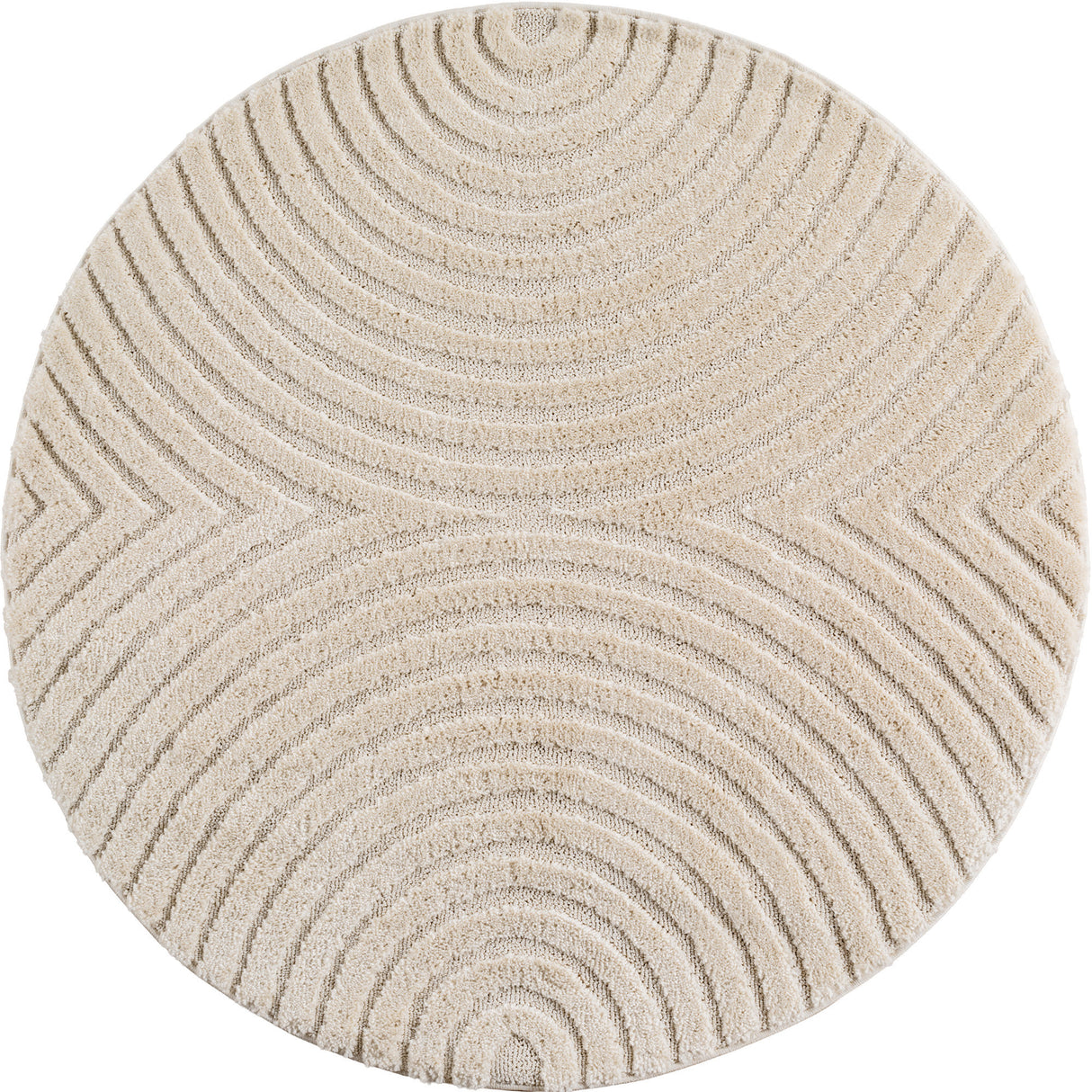 Pera 1122 Creme – Eleganter Uni Teppich mit ruhiger Ausstrahlung