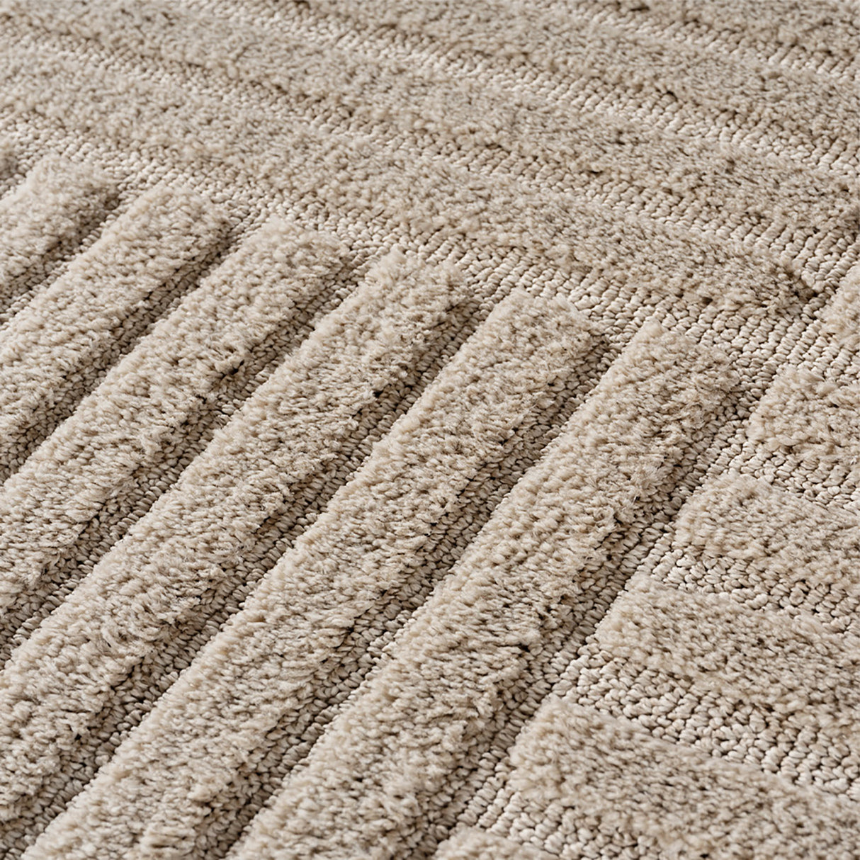 Pera 1123 Beige – Eleganter Uni Teppich mit ruhiger Ausstrahlung