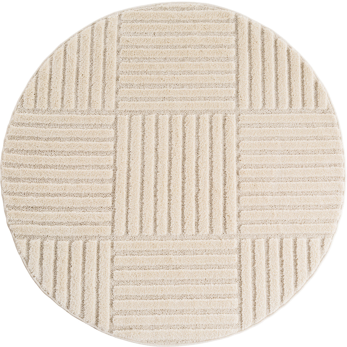 Pera 1123 Creme – Eleganter Uni Teppich mit ruhiger Ausstrahlung