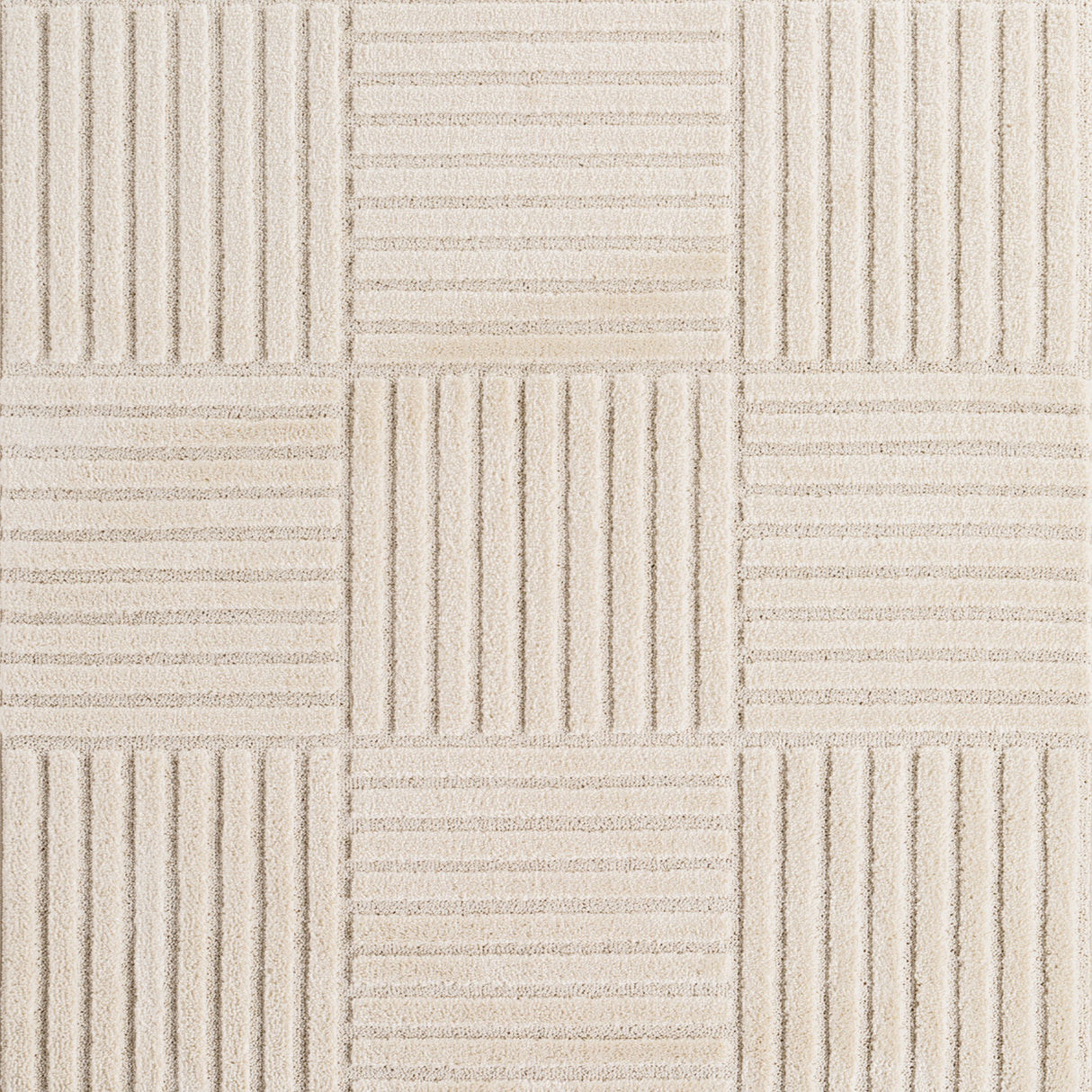 Pera 1123 Creme – Eleganter Uni Teppich mit ruhiger Ausstrahlung