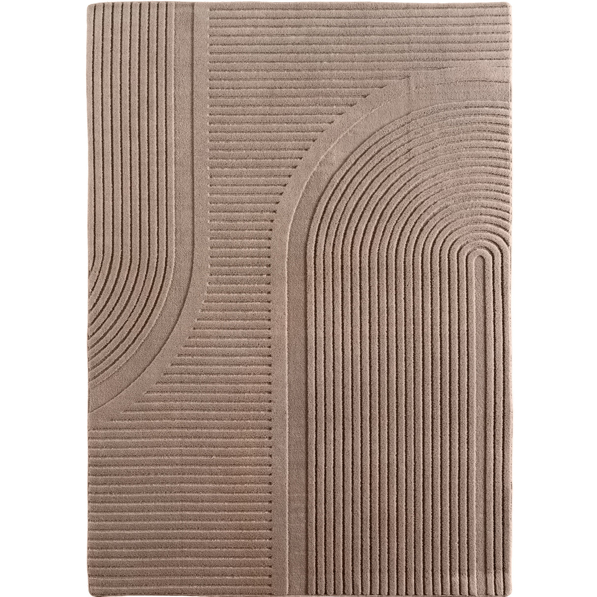 Benzano 1612 Beige – Moderner Uni Teppich mit zeitlosem Design