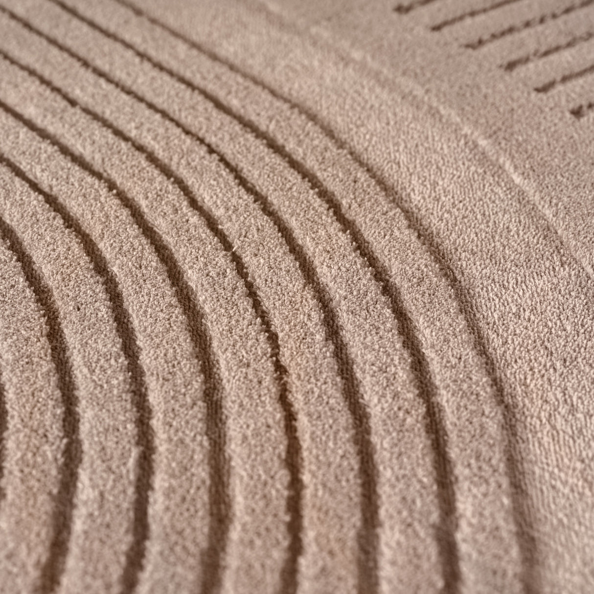 Benzano 1612 Beige – Moderner Uni Teppich mit zeitlosem Design