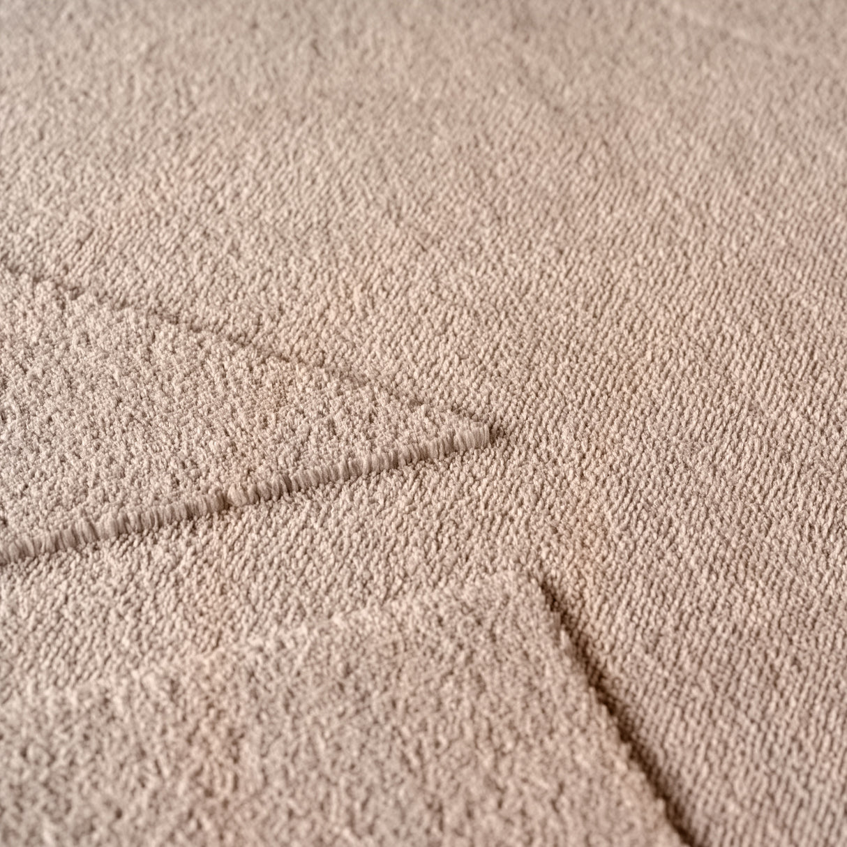 Benzano 1614 Beige – Moderner Uni Teppich mit zeitlosem Design