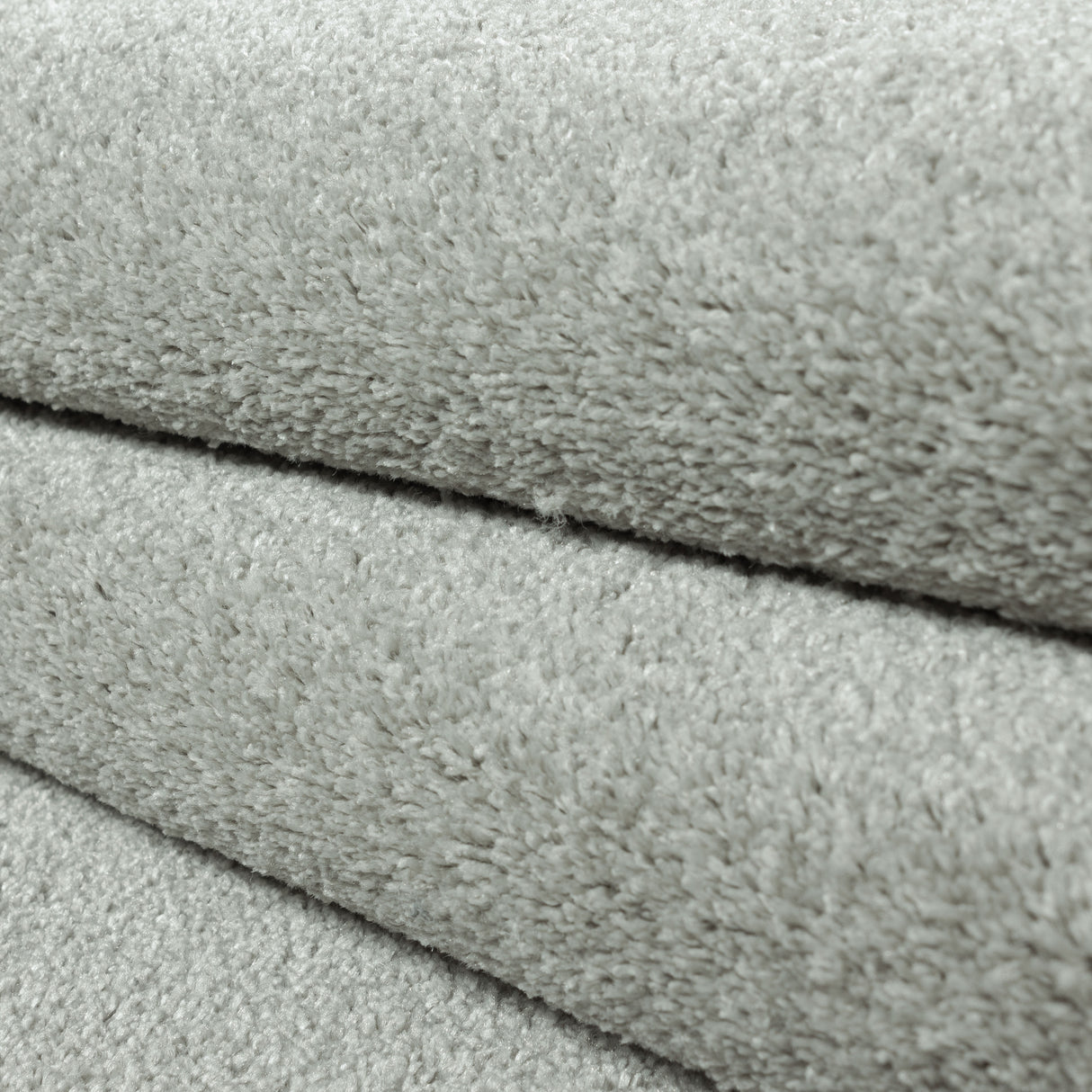 Nils 7000 Creme – Komfortabler Uni Teppich mit weicher Filz-Rückseite