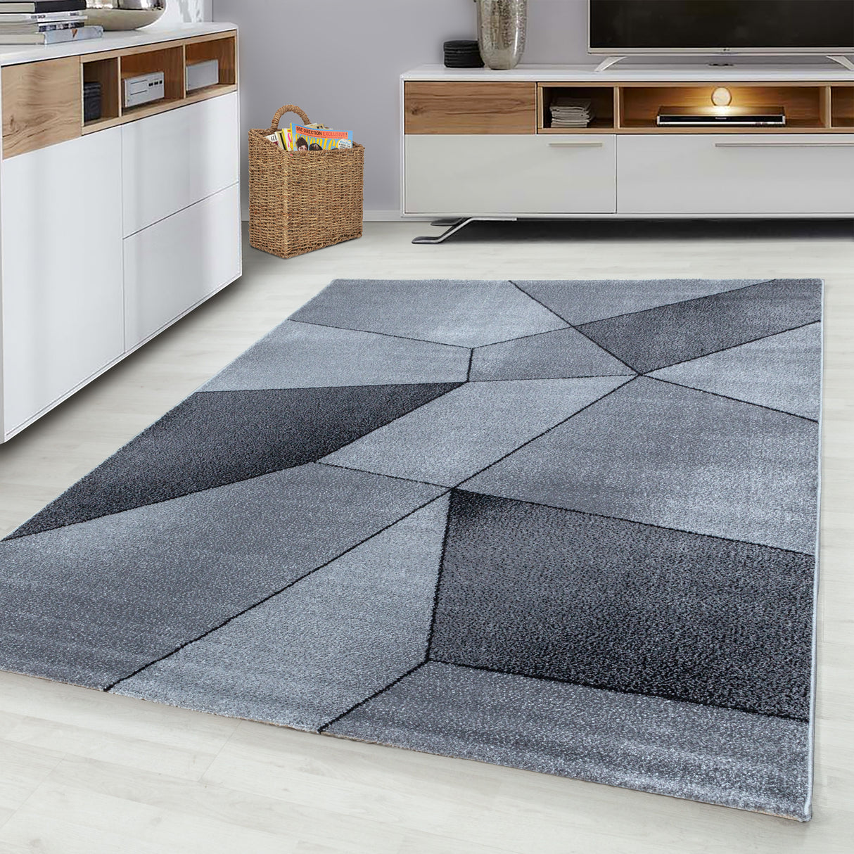 Alfa 1120 Grey – Modern solid-color carpet with a timeless design