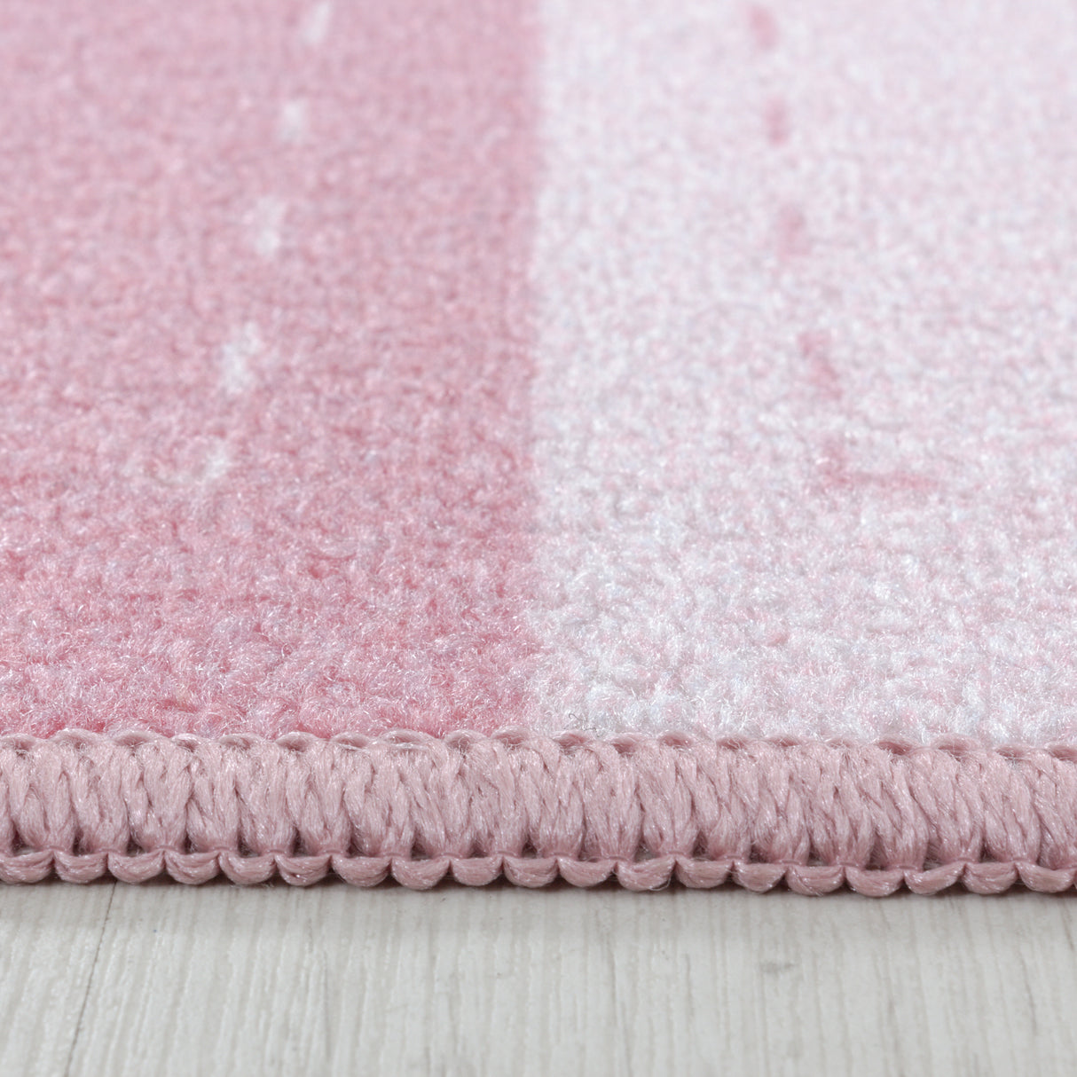 Diva 2905 Pink – Kinder Teppich – Rutschfester Kinderteppich mit weicher Oberfläche