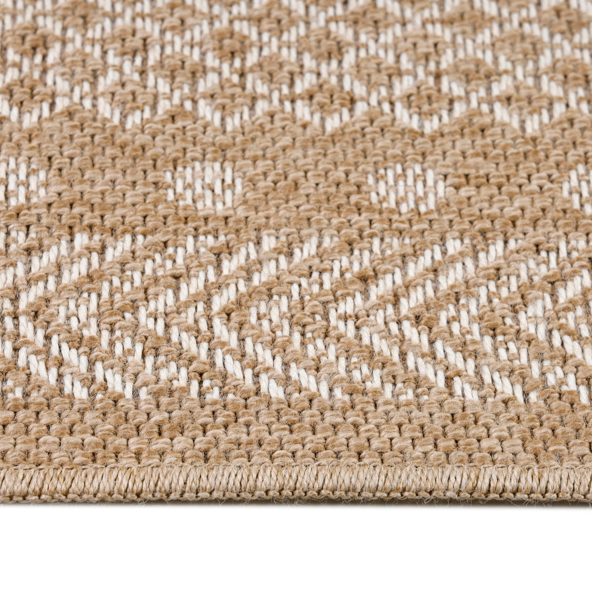 Sahara 8714 Beige – Wetterfester Teppich für Innen- & Außenbereiche