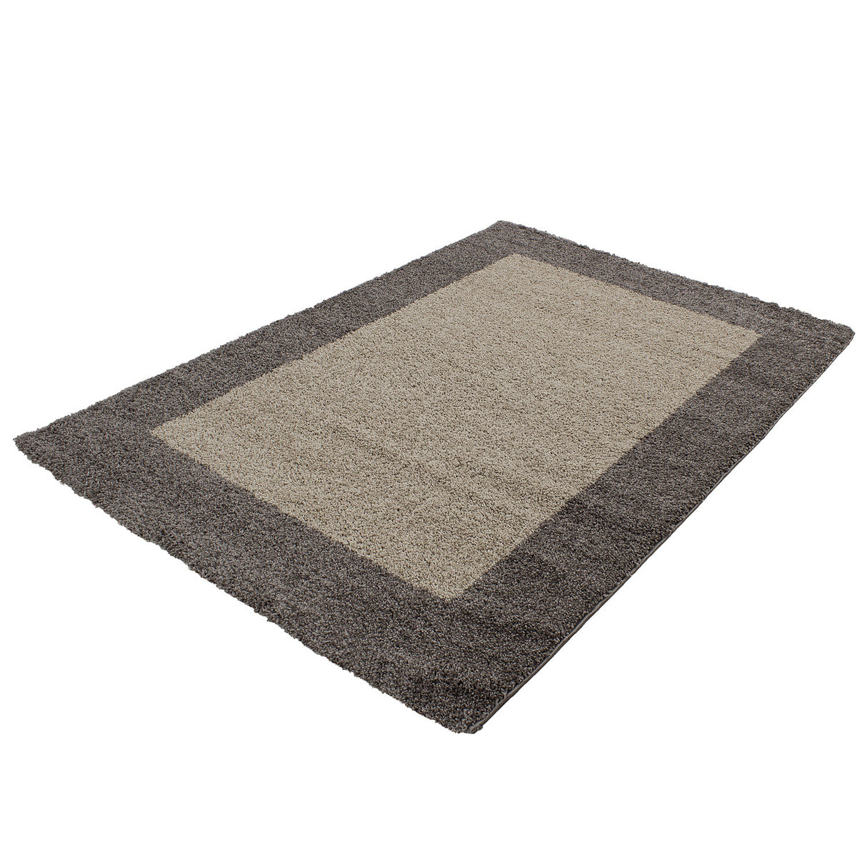 Life 1503 Taupe – High-pile shaggy rug for a warm living atmosphere