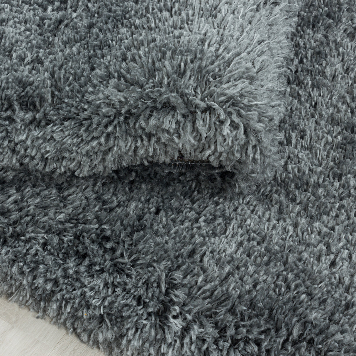 Flair 3500 Hellgrau – Extra Hochflor Shaggy Teppich für maximalen Wohnkomfort