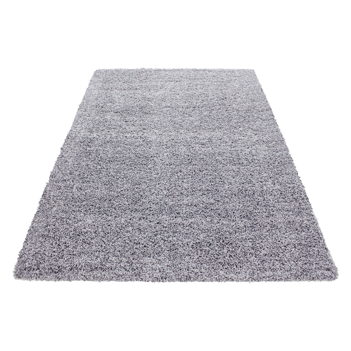 Dama 1500 Hellgrau – Hochflor Shaggy Teppich für luxuriösen Wohnkomfort