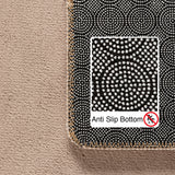 Laura 5400 Beige – Pflegeleichter Uni Teppich mit rutschfester Rückseite