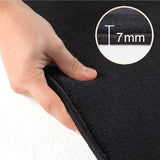 Laura 5400 Schwarz – Pflegeleichter Uni Teppich mit rutschfester Rückseite