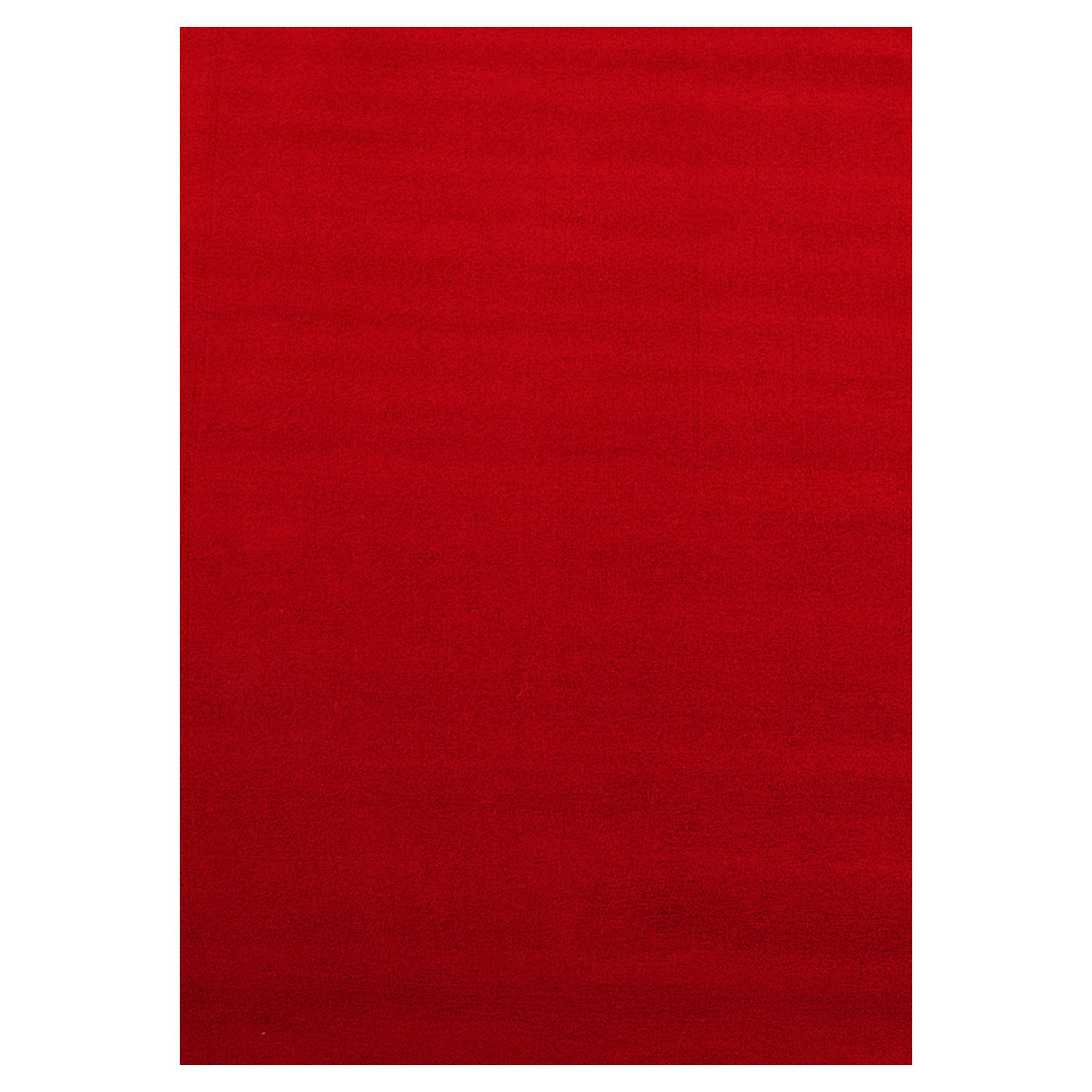 Laura 5400 Rot – Pflegeleichter Uni Teppich mit rutschfester Rückseite