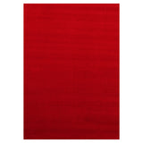 Laura 5400 Rot – Pflegeleichter Uni Teppich mit rutschfester Rückseite
