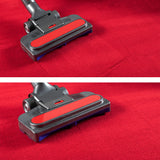 Laura 5400 Rot – Pflegeleichter Uni Teppich mit rutschfester Rückseite