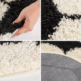 Ball 6001 Schwarz – Hochflor Shaggy Teppich für extra Komfort