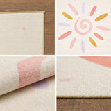 Diva 2021 Creme – Kinder Teppich – Rutschfester Kinderteppich mit weicher Oberfläche