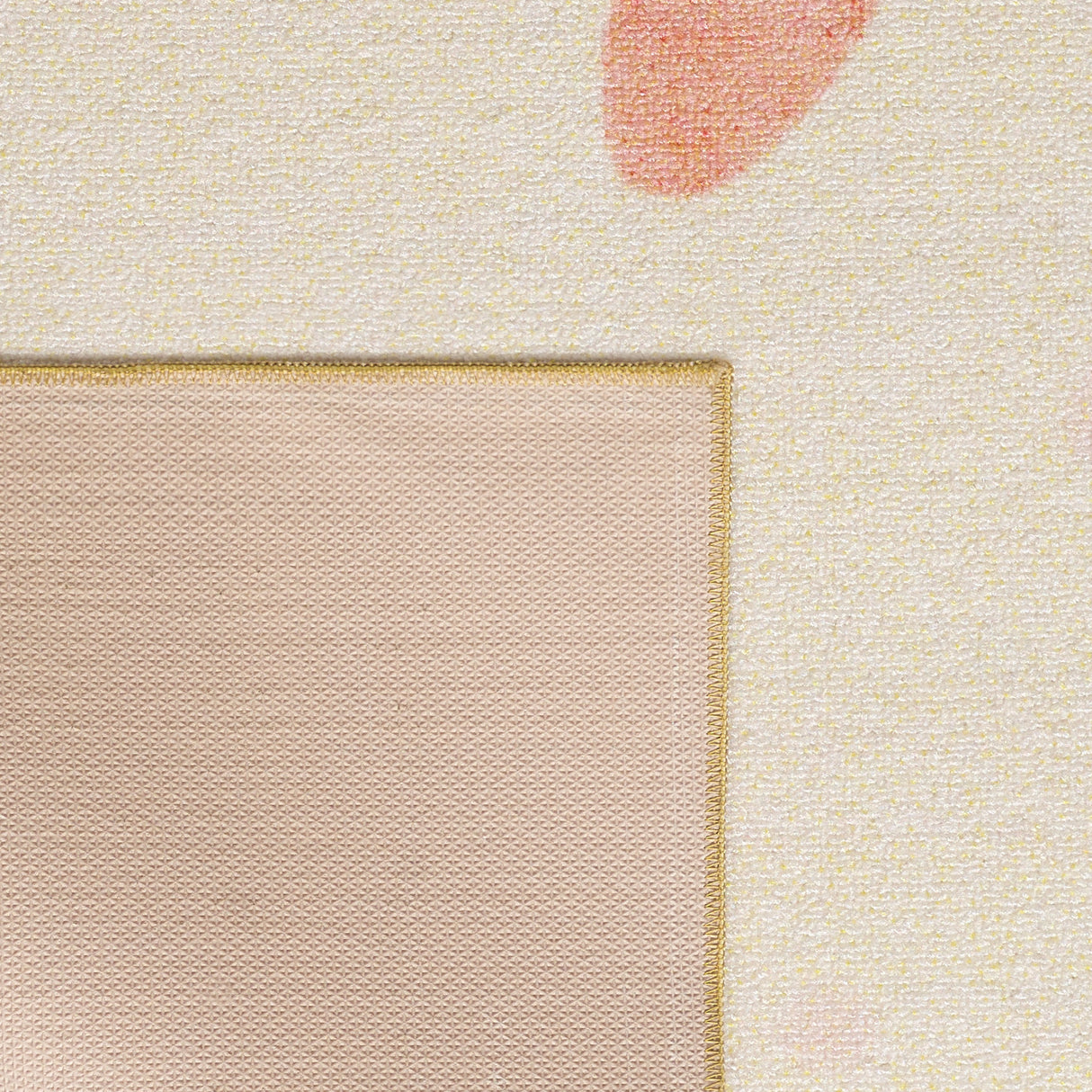 Diva 2021 Creme – Kinder Teppich – Rutschfester Kinderteppich mit weicher Oberfläche