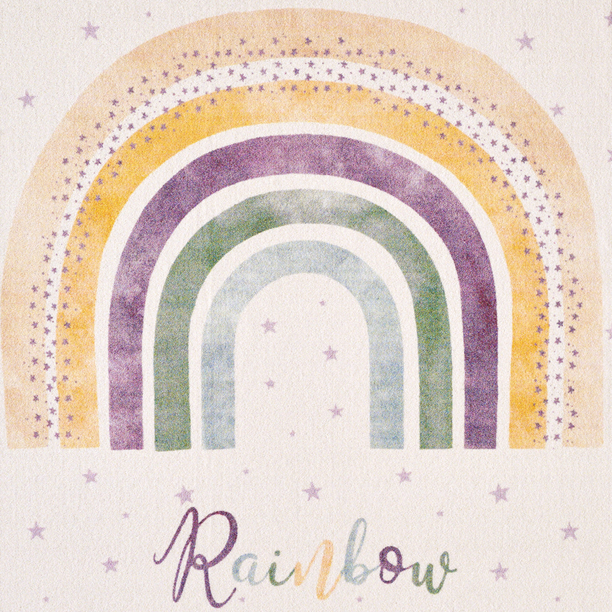 Diva 2018 Creme – Kinder Teppich – Rutschfester Kinderteppich mit weicher Oberfläche