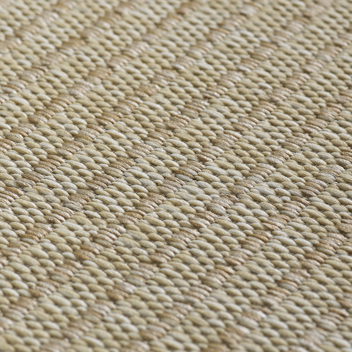 Terra 1410 Beige – Wetterfester Teppich für Innen- & Außenbereiche
