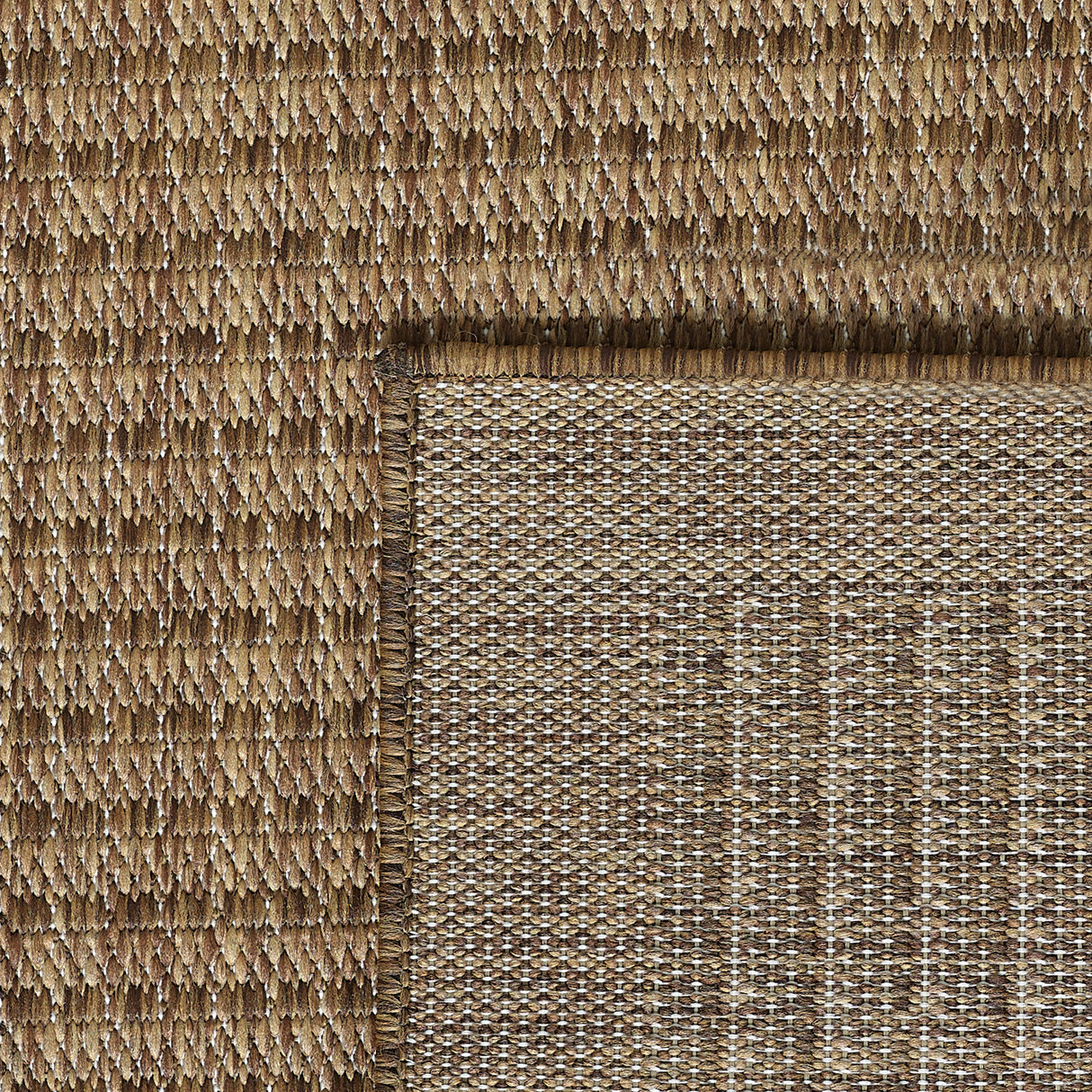 Terra 1410 Braun – Wetterfester Teppich für Innen- & Außenbereiche