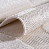 Belle 1651 Creme – 3D Effekt Teppich mit moderner Struktur