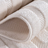 Belle 1653 Creme – 3D Effekt Teppich mit moderner Struktur