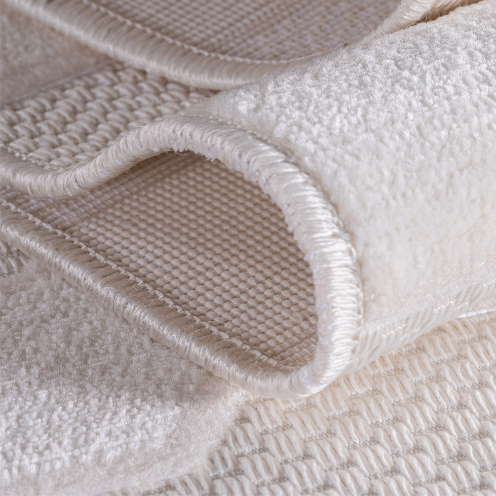 Belle 1654 Creme – 3D Effekt Teppich mit moderner Struktur