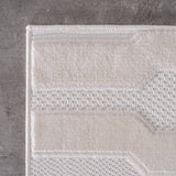 Belle 1654 Creme – 3D Effekt Teppich mit moderner Struktur