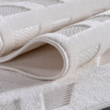 Belle 1655 Creme – 3D Effekt Teppich mit moderner Struktur