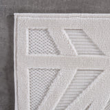 Belle 1655 Creme – 3D Effekt Teppich mit moderner Struktur