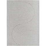 Arsen 1301 Grau – Wetterfester Teppich für Innen- & Außenbereiche